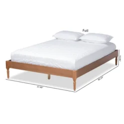 Colette French Bohemian Wood Platform Bed Frame - Baxton Studio -Baxton Studio GUEST ad3d002b 39d6 4afc b684 8f4185646435
