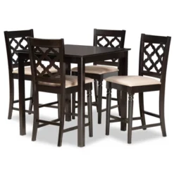 5pc Ramiro Wood Pub Set - Baxton Studio -Baxton Studio GUEST ae63b96d b748 4aef 873f 80d3b24924d6