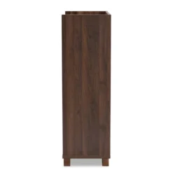 Carrie Walnut Finished Wood Wine Storage Cabinet Walnut - Baxton Studio 13 Carrie Walnut Finished Wood Wine Storage Cabinet Walnut - Baxton Studio -Baxton Studio GUEST ae65592b 8ca0 46aa 96a4 2585006011bd