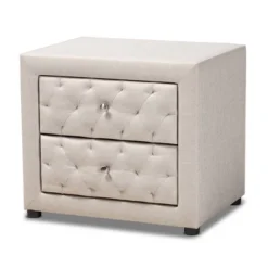 Lepine 2 - Drawer Wood Nightstand - Baxton Studio -Baxton Studio GUEST b078cf63 0c9f 4783 a272 56c575b347ce