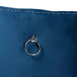 2pc Howell Modern Velvet Upholstered Wood Counter Height Barstool Set - Baxton Studio -Baxton Studio GUEST b094c81e ef9c 43e6 948f e46c5c12d47b