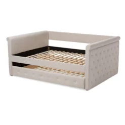 Alena Daybed With Trundle - Baxton Studio -Baxton Studio GUEST b2166820 424e 4baa b6cb d6b9d7181c4f