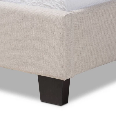 Ansa Upholstered Bed - Baxton Studio 6 Ansa Upholstered Bed - Baxton Studio - Image 4