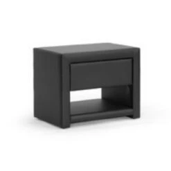 Massey Upholstered Modern Nightstand - Baxton Studio -Baxton Studio GUEST b277c0ff 0554 4115 822c da3db4869873