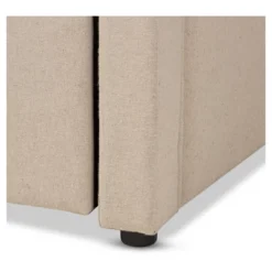 Parkson Modern And Contemporary Linen Fabric Curved Notched Corners Sofa Daybed With Roll - Out Trundle Guest Bed - Twin - Baxton Studio 15 Parkson Modern And Contemporary Linen Fabric Curved Notched Corners Sofa Daybed With Roll - Out Trundle Guest Bed - Twin - Baxton Studio -Baxton Studio GUEST b340f498 a46c 4564 a2c5 cefdbc83e57c