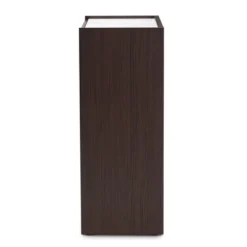 Walker Wood 5 Drawer Chest With Faux Marble Top Dark Brown/Marble/Gold - Baxton Studio -Baxton Studio GUEST b3c115f1 4d3a 4aae 99ec b890c6cd463e