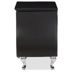 Erin Modern And Contemporary Faux Leather Upholstered Nightstand - Baxton Studio -Baxton Studio GUEST b42032ee 3397 42f9 b07d 9592f7093029