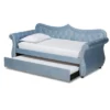 Twin Abbie Velvet Tufted Daybed With Trundle Light Blue - Baxton Studio 1 Twin Abbie Velvet Tufted Daybed With Trundle Light Blue - Baxton Studio -Baxton Studio GUEST b44a2e0b 0b00 43d5 9730 dee9af9e0f67