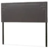 Geneva Modern And Contemporary Fabric Upholstered Headboard - Baxton Studio