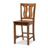5pc Fenton Wood Pub Dining Set Walnut/Brown - Baxton Studio -Baxton Studio GUEST b4b1cfaf 3ced 45bd 91cc 12c84aa4dcd5