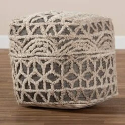 Avery Handwoven Cotton Pouf Ottoman Beige/Brown - Baxton Studio 9 Avery Handwoven Cotton Pouf Ottoman Beige/Brown - Baxton Studio -Baxton Studio GUEST b550fe6b b295 4890 bb59 f5f962dee37f
