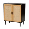 Maureen Wood And Rattan 2 Door Storage Cabinet Espresso/Natural Brown - Baxton Studio 2 Maureen Wood And Rattan 2 Door Storage Cabinet Espresso/Natural Brown - Baxton Studio -Baxton Studio GUEST b569f87e 8c4e 4d31 b71a 0326b7511463