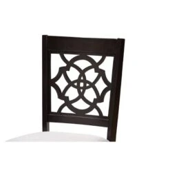 5pc Tonia Fabric Upholstered And Wood Dining Set Gray/Brown - Baxton Studio -Baxton Studio GUEST b578fdd9 aa32 4421 8a3a 42a1ced2ad23