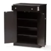 Dariell Modern And Contemporary Finished Shoe Cabinet Dark Brown - Baxton Studio 1 Dariell Modern And Contemporary Finished Shoe Cabinet Dark Brown - Baxton Studio -Baxton Studio GUEST b5c80a20 f505 4264 a6e6 ee906149209c