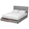Netti Fabric Upholstered 2 Drawer Platform Storage Bed - Baxton Studio -Baxton Studio GUEST b6933eb1 f3f2 4754 9b1c 2daf58091f79