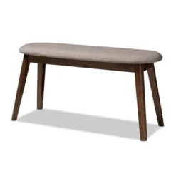 Baxton Studio Easton Mid Century Modern Walnut Finished Wood Fabric Upholstered Bench 19 Baxton Studio Easton Mid Century Modern Walnut Finished Wood Fabric Upholstered Bench -Baxton Studio GUEST b726eae5 eb2b 4595 849f 93f039b0a8f1