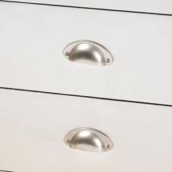 Serge Metal 2 Drawer Accent Storage Chest Silver - Baxton Studio -Baxton Studio GUEST b7f985e3 23bb 456f b2f6 b399a77ab60f