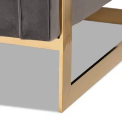 Ambra Velvet Armchair - Baxton Studio -Baxton Studio GUEST b821fe90 fa2c 4153 9d38 578b07b5e5a8