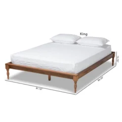 Romy Wood Bed Frame Ash Walnut - Baxton Studio 18 Romy Wood Bed Frame Ash Walnut - Baxton Studio -Baxton Studio GUEST b8b6f4f3 1f07 40d6 9821 23959b6b2c38