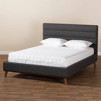 Erlend Platform Bed - Baxton Studio 4 Erlend Platform Bed - Baxton Studio - Image 2