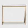 Renzo Metal Console Table With Faux Marble Tabletop White/Gold - Baxton Studio -Baxton Studio GUEST be0572f4 28dc 431c 897d 3ef93fcd9f57