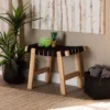 Nahla Rustic Wood Accent Bench Black/Oak Brown - Baxton Studio -Baxton Studio GUEST bebb4eda c72b 4323 ade1 d069212c6964