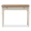 Marquetterie French Provincial Weathered Oak Wash Writing Desk White - Baxton Studio -Baxton Studio GUEST bf53f784 1643 40a7 9595 b7791d5d7cb2