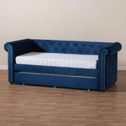 Mabelle Daybed With Trundle - Baxton Studio -Baxton Studio GUEST c3054ac5 23a0 410c b793 55722567085a