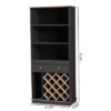 Baxton Studio Mattia And Oak Finished Wood Wine Cabinet Gray/Brown - BaxtonStudio -Baxton Studio GUEST c3155c1c eaa9 488a befa ee77e83e99fc
