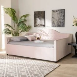 Perry Velvet Daybed - Baxton Studio -Baxton Studio GUEST c4de066d 9e77 44bb b1a9 57669338fedc