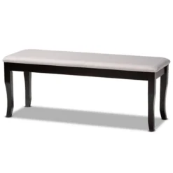 Cornelie Fabric Upholstered Wood Dining Bench - Baxton Studio 15 Cornelie Fabric Upholstered Wood Dining Bench - Baxton Studio -Baxton Studio GUEST c645c42d b390 470a aa3d f493238a84b9
