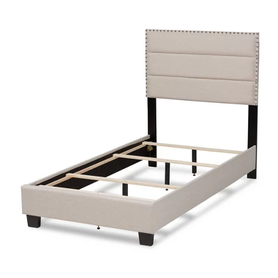 Ansa Upholstered Bed - Baxton Studio 4 Ansa Upholstered Bed - Baxton Studio - Image 2