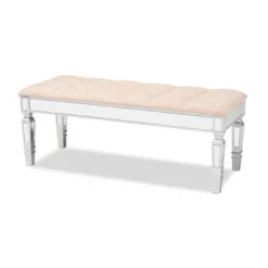 Hedia Fabric Upholstered And Wood Accent Bench - Baxton Studio 18 Hedia Fabric Upholstered And Wood Accent Bench - Baxton Studio -Baxton Studio GUEST c6ed9c81 fa8f 4321 93ab dc96d345cde3