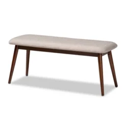 6pc Aeron Wood Dining Set Light Gray/Walnut - Baxton Studio -Baxton Studio GUEST c788ad6b 6ba8 4154 84c9 42631135972e