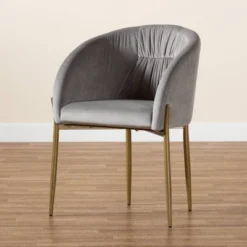 Ballard Velvet Fabric Upholstered Metal Dining Chair - Baxton Studio 21 Ballard Velvet Fabric Upholstered Metal Dining Chair - Baxton Studio -Baxton Studio GUEST c7f95f14 64b5 4040 897d a5d31eb73c75