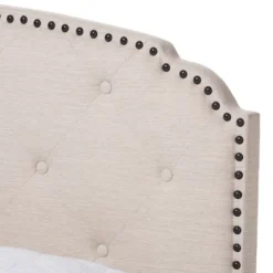 Lexi Modern And Contemporary Fabric Upholstered Bed - Baxton Studio -Baxton Studio GUEST c9554c69 fb35 4b44 9a24 5e50c8f625d1