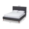Erlend Platform Bed - Baxton Studio -Baxton Studio GUEST cb084ee1 603d 4384 b478 bb83c53a3da3