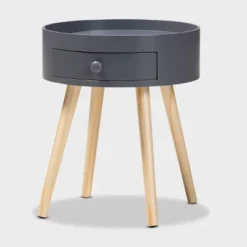 Jessen 1 - Drawer Wood Nightstand - Baxton Studio 18 Jessen 1 - Drawer Wood Nightstand - Baxton Studio -Baxton Studio GUEST cb770e9c bae2 428c a566 4ba3807a0233