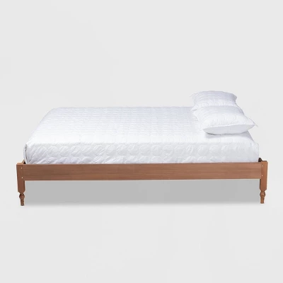 Laure French Bohemian Wood Platform Bed Frame - Baxton Studio 3 Laure French Bohemian Wood Platform Bed Frame - Baxton Studio