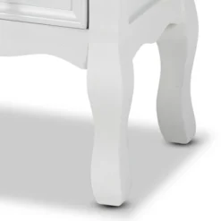 Caelan Wood 2 Drawer Nightstand White - Baxton Studio -Baxton Studio GUEST ce776fc0 b63b 442e 99a1 8d84b72c7b9d