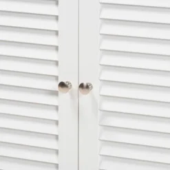 Rivera Wood And Metal 2 Door Bathroom Storage Cabinet White/Silver - Baxton Studio 14 Rivera Wood And Metal 2 Door Bathroom Storage Cabinet White/Silver - Baxton Studio -Baxton Studio GUEST cf73ffab 62fc 4bc6 a794 5c93dbb7cf8c