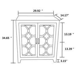 Garcelle Wood And Mirrored Glass 2 Door Sideboard White - Baxton Studio 21 Garcelle Wood And Mirrored Glass 2 Door Sideboard White - Baxton Studio -Baxton Studio GUEST cf7d326c 0f7f 49a7 a583 10a3c12e9861