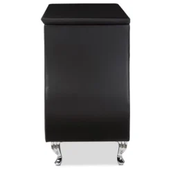 Enzo Modern And Contemporary Faux Leather 6 Drawer Dresser - Baxton Studio -Baxton Studio GUEST cfd87774 981f 48e6 82a8 ca053a971acf