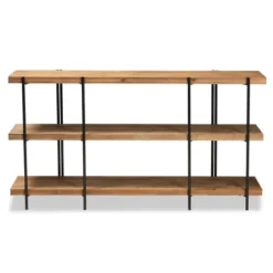 Tarah Wood Console Table Brown/Black - Baxton Studio 10 Tarah Wood Console Table Brown/Black - Baxton Studio -Baxton Studio GUEST cfe3aab9 7f56 4a9f 83fa 1fc554ba54c9