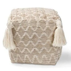 Noland Handwoven Moroccan Inspired Pouf Ottoman Natural/Ivory - Baxton Studio 11 Noland Handwoven Moroccan Inspired Pouf Ottoman Natural/Ivory - Baxton Studio -Baxton Studio GUEST d0e222c6 ba38 43af 8414 887acd914c2b
