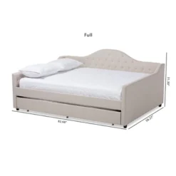 Eliza Daybed With Trundle - Baxton Studio 14 Eliza Daybed With Trundle - Baxton Studio -Baxton Studio GUEST d0e24877 a294 4752 b99c fe8bbe77d619