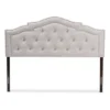 Queen Edith Modern And Contemporary Fabric Headboard Beige - Baxton Studio -Baxton Studio GUEST d240a492 022a 41d0 b4be bd84278f295f