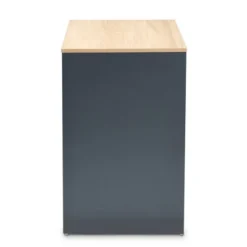 Reed 2 Drawer Wood Computer Desk - Gray/White - Baxton Studio -Baxton Studio GUEST d2a9d6a2 80ff 4f4d 9362 f9806e3b1ef1