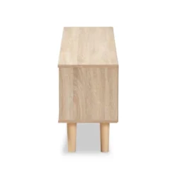 Mallory Two-Toned Oak Wood TV Stand For TVs Up To 55" Oak/Gray - Baxton Studio -Baxton Studio GUEST d325f8a4 d060 43ba 93e8 1b2d5c42cb10