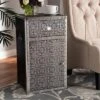 Cosette Metal Floral Accent Cabinet Silver - Baxton Studio 2 Cosette Metal Floral Accent Cabinet Silver - Baxton Studio -Baxton Studio GUEST d429563c 8ff2 40a1 ae4f 66839eb58846